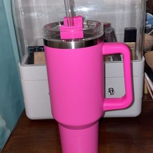 Hot pink cup